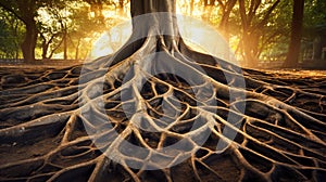 strength tree roots underground