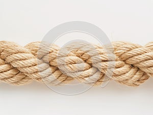 Strength and Unity Concept with Tied Rope Knot