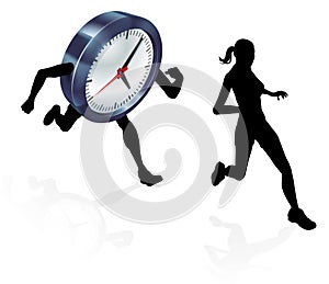 Stress Clock Race Concept