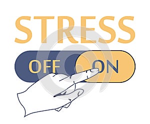 Stress concept. Depression and fear, emotional frustration. Mental disorder