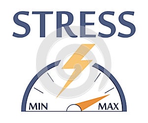 Stress concept. Depression and fear, emotional frustration. Mental disorder