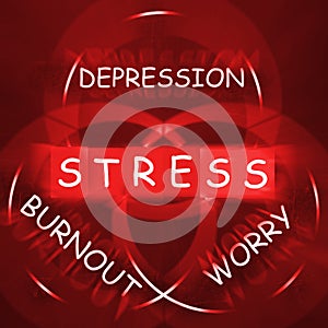 Stress Depression Worry and Anxiety Displays Burnout