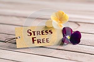 Stress free tag