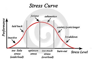 Stress and Performance Curve