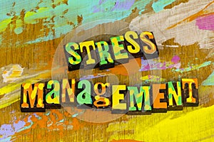 Stress management business office emotion worry mental depression danger