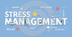 Stress management concept.