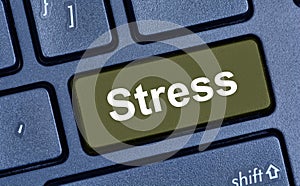 Stress word on keyboard button