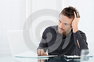 Stressed and Worried Businessman