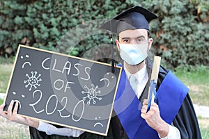 Stressing graduation ceremony during pandemic