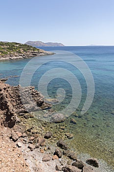 Stretch of coast at Anavyssos photo