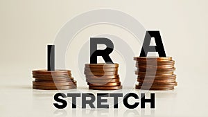 Stretch IRA Individual Retirement Accounts is shown using the text