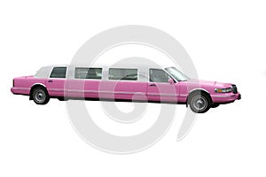 Stretch pink limo