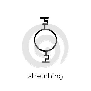 Stretching Punching Ball icon. Trendy modern flat linear vector