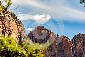 Striated mountain Zion