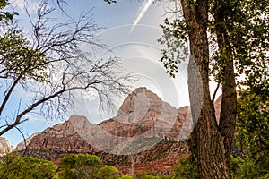 Striated mountains of Zion