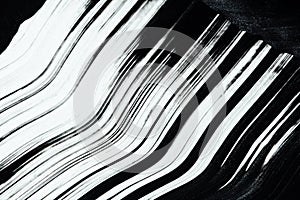 Stribed black and white pattern