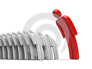 Strict boss and employee subordinates