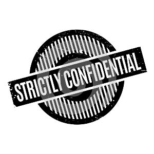 Strictly Confidential rubber stamp