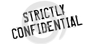 Strictly Confidential rubber stamp