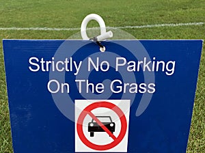 Strictly No Parking On The Grass