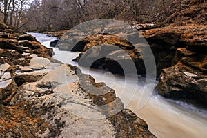 The Strid on the river Wharfe