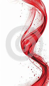 Striking abstract red color palette design background for creative projects and artistic endeavors. photo