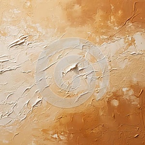 Striking Beige And Golden Brown Abstract Artwork Composition photo