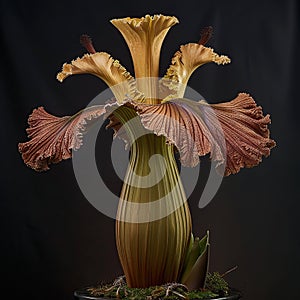 Striking Corpse Flower in Full Bloom