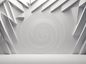 Striking Geometric Shadow Patterns Created by Dramatic Lighting A Study in Light and Form