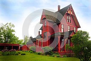 Striking Historical Farm Home photo