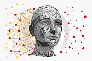 AI Humanoid Head with Network Connection