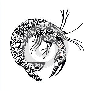 Ornate Shrimp Design