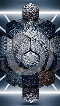 Hexagonal Texture Mosaic
