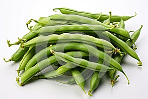 String Bean on white background