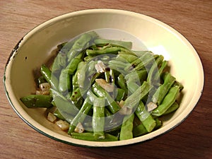 Chinese stir fry vegetable string beans