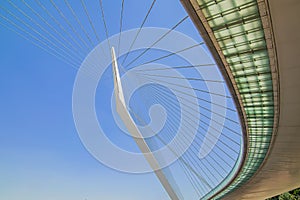 String bridge in Jerusalem, Israel