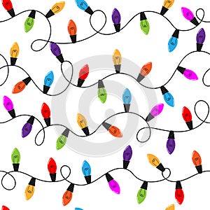 string of colorful Christmas lights