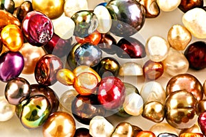 String of colorful pearls