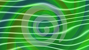 String effect in twirl green background animation