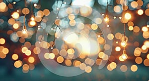 String Lights in the Evening