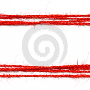 String red as frame