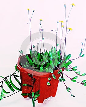 String of Ruby Necklace in a red container