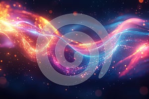 String theory : depiction of quantum strings, showcasing the subtle, dynamic interactions at heart of universe's