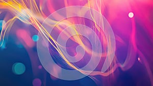 String theory : depiction of quantum strings, showcasing the subtle, dynamic interactions at heart of universe's
