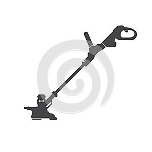 String trimmer cut grass and weeds icon