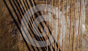 Strings and shadows light and dark textured sound