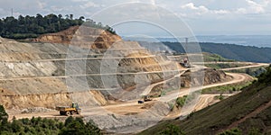 Strip Mining on a Hillside