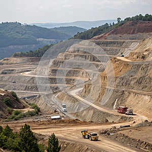 Strip Mining on a Hillside