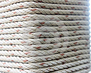 Strip of raw old rope texture background