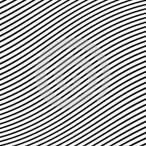 Strip.Stripes.Curved lines strip line spacing, Black and White horizontal lines and stripes seamless.